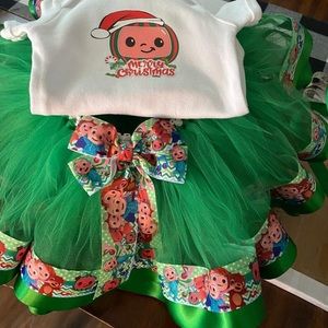 COPY - Christmas cocomelon tutu set